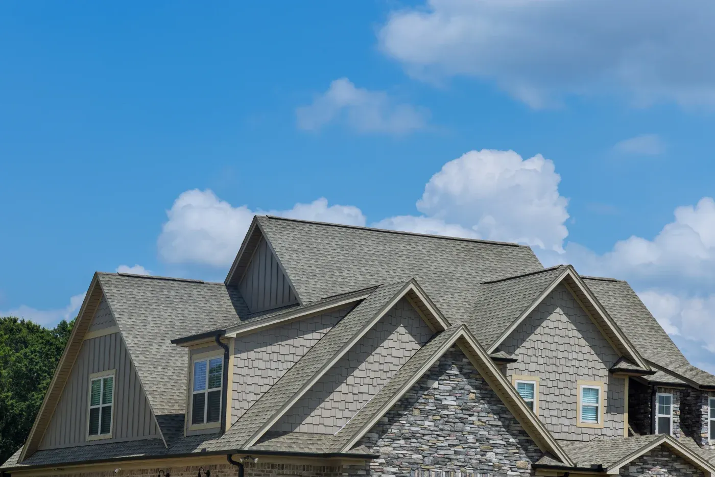 A new roof install in the Smyrna, GA area by Southern Exteriors