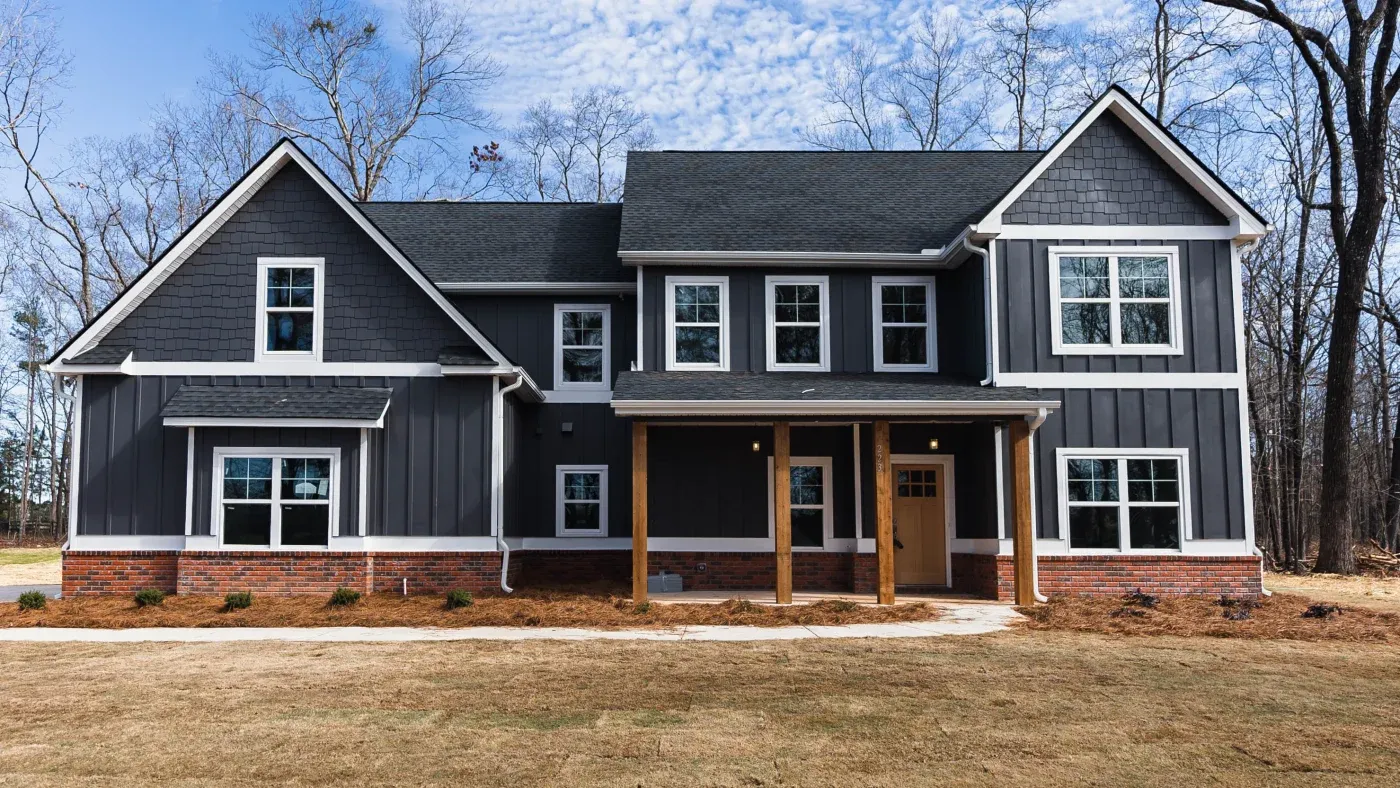 New construction exteriors project 4 completed by Southern Exteriors