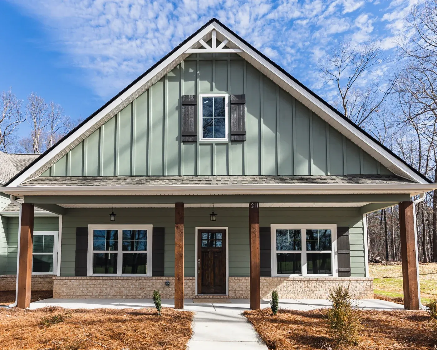 New construction exteriors project 5 completed by Southern Exteriors