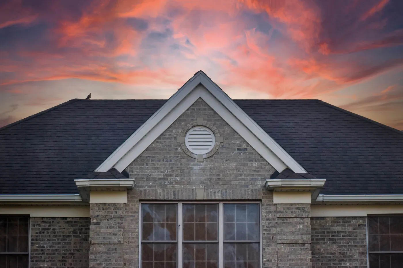A close-up shot of a beautiful roof installed in the Buford, GA area