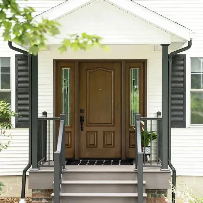 Front Door Replacement Natural Bark In Atlanta, GA | Southern Exteriors