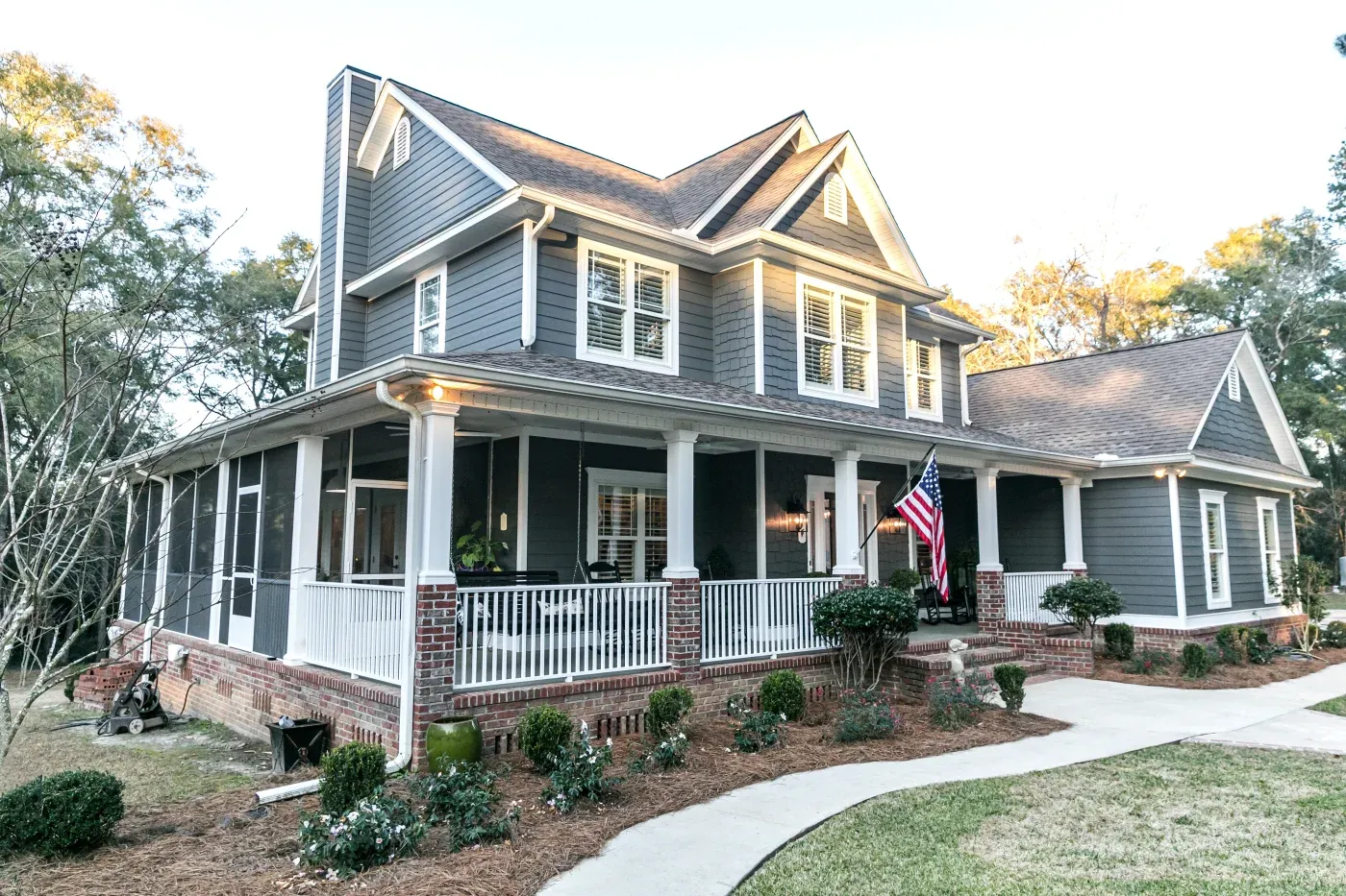 A beautiful home in Buckhead, GA with brand-new replacement siding
