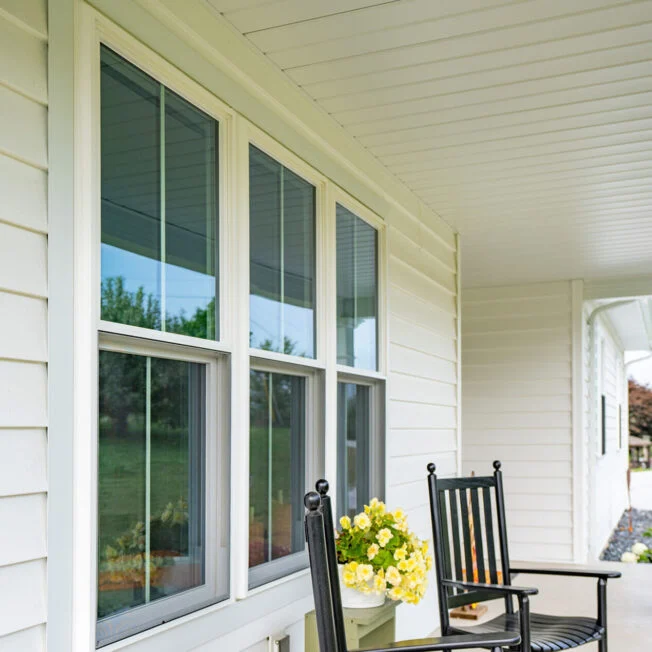Double-hung windows installed in the Southeast by Southern Exteriors
