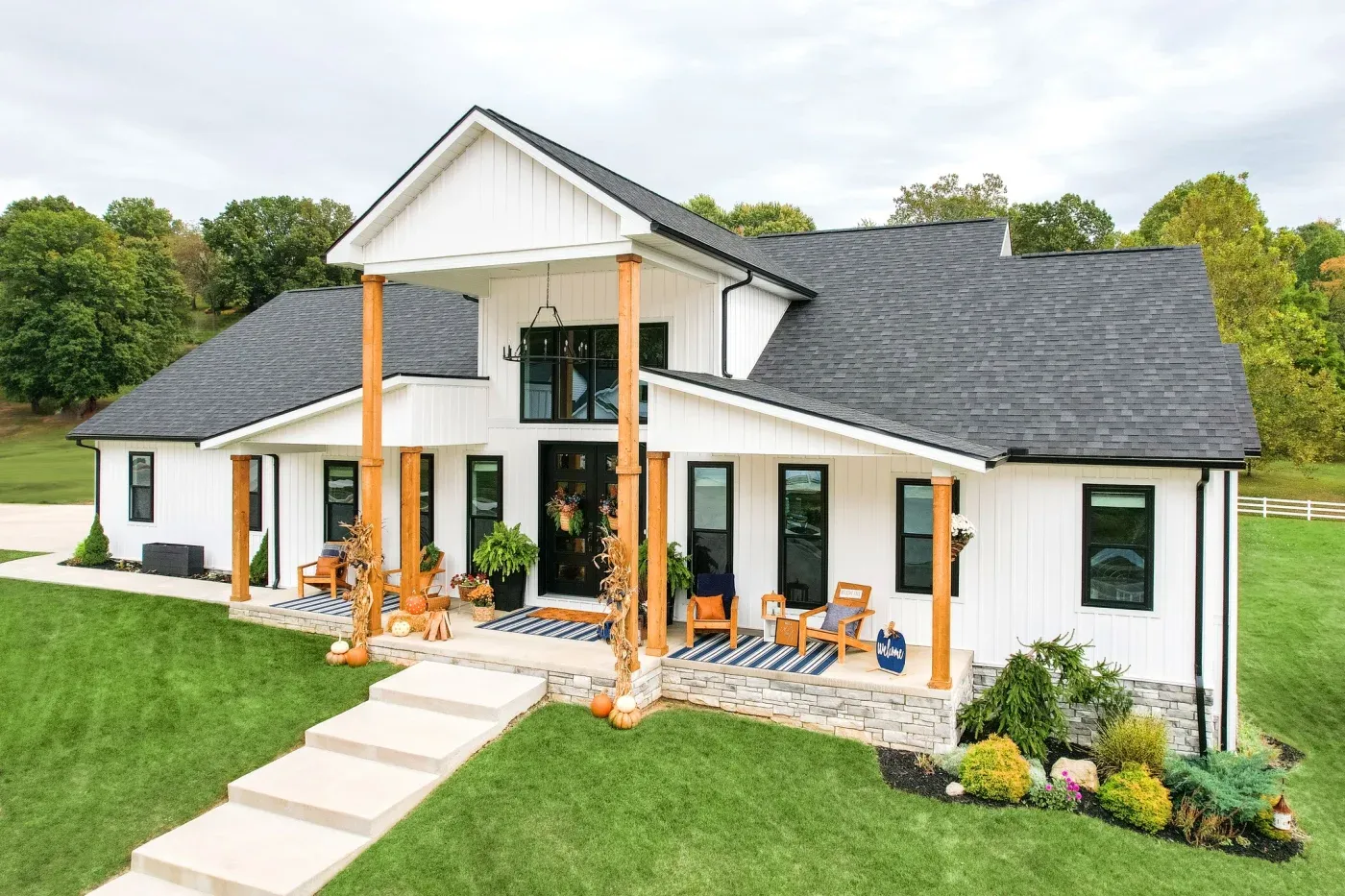 New construction exteriors project 2 completed by Southern Exteriors