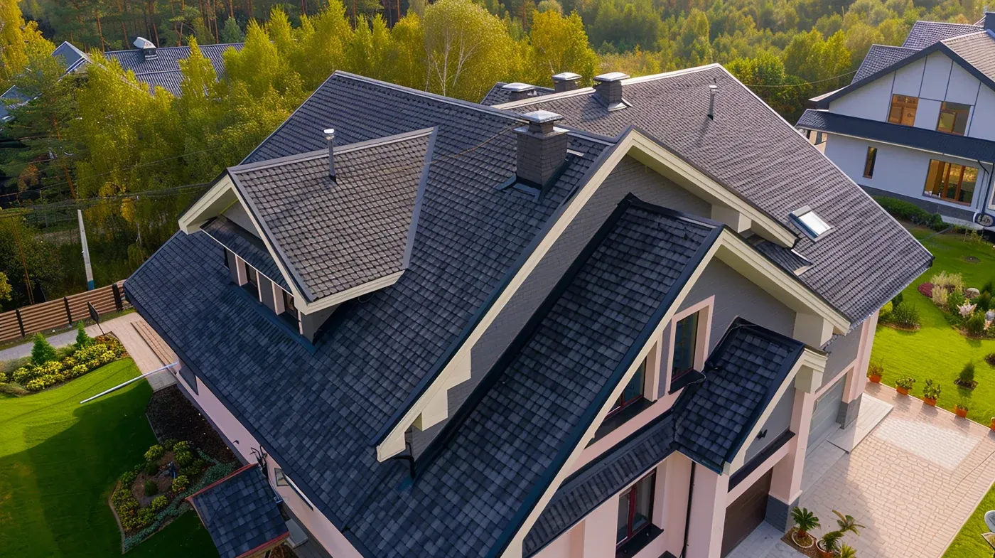A beautiful home with a brand-new roof installed in the Atlanta Metro area