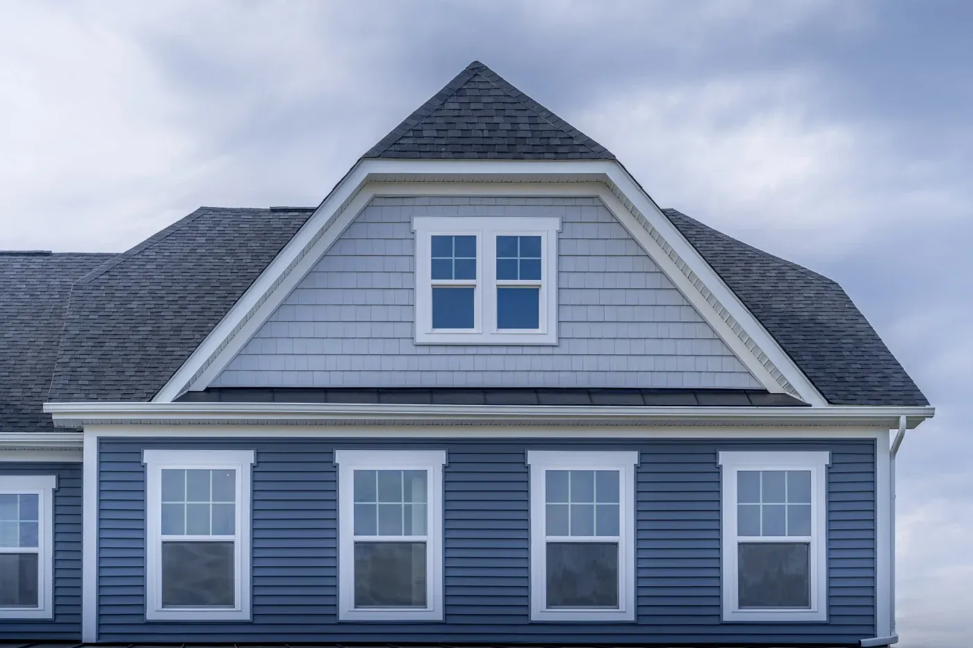 Detailed texture of a durable, weather-resistant exterior material