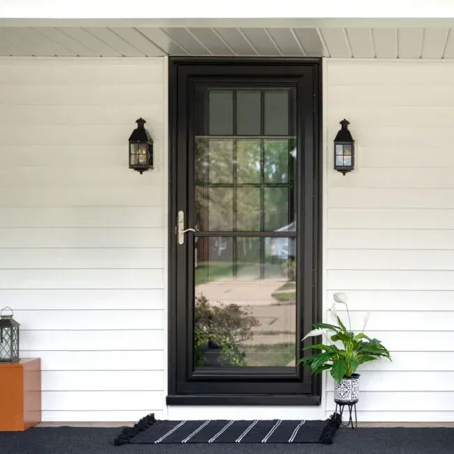 Full Coal Black Spectrum Door Replacement Jackson, GA | Southern Exteriors