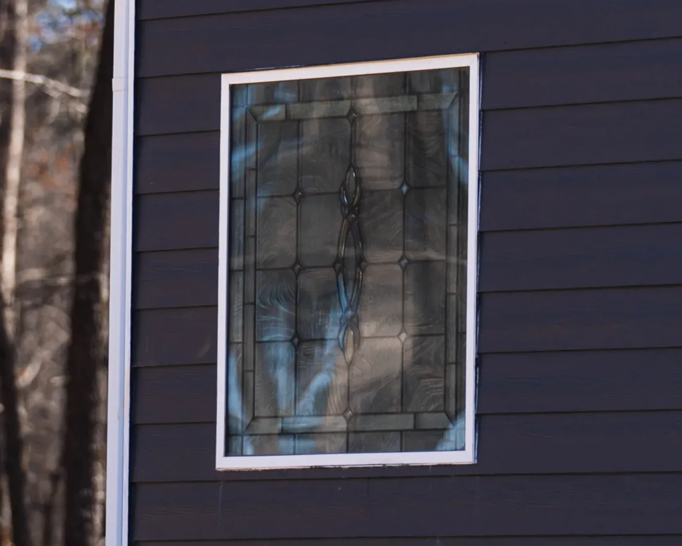 A specialty window installed in a North Atlanta home.