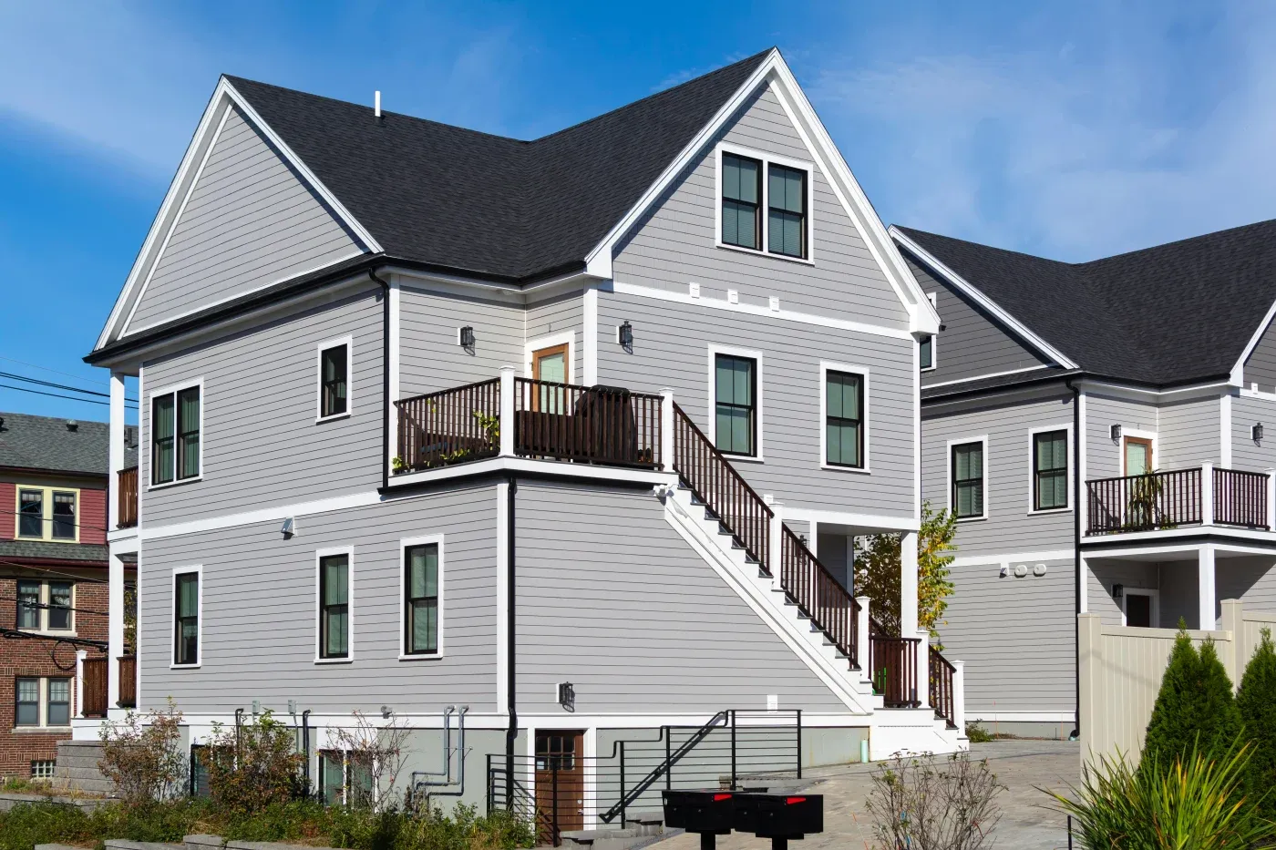 A close-up view of a professionally-installed roof in Georgia